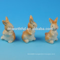 Creative ceramic easter decoration with rabbit design